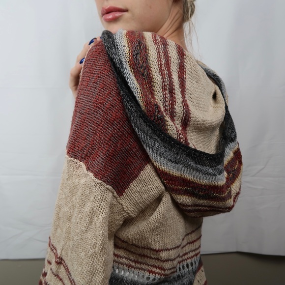 Free people Navajo Aztec dune sweater with fringe - Picture 3 of 5